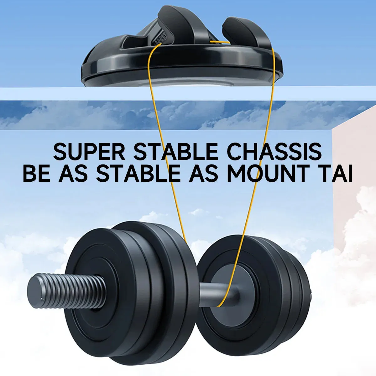 2-In-1 Car Phone Holder & Parking Number Plate Anti-Slip Mobile Stand For Cell Gps Auto Accessories