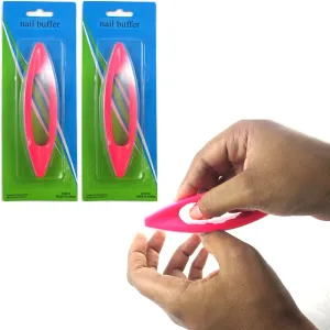 2 Pack Buffing Buffer Files Acrylic Pedicure Sanding Manicure Nail Art Tips New