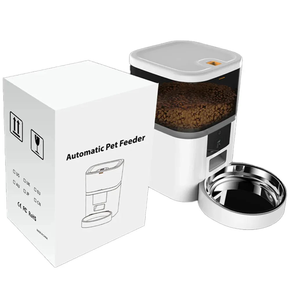 4L Smart Pet Feeder with Camera - Automatic Food Dispenser & APP Control