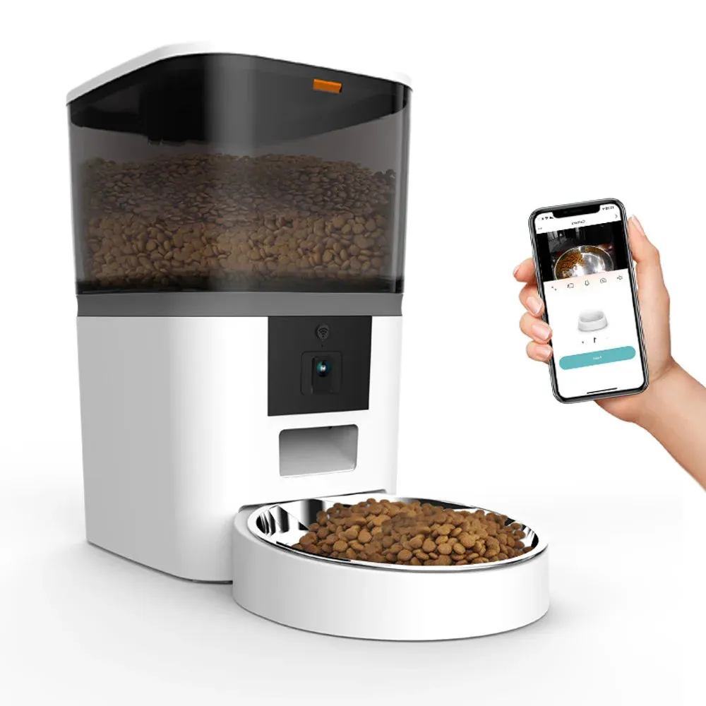 4L Smart Pet Feeder with Camera - Automatic Food Dispenser & APP Control