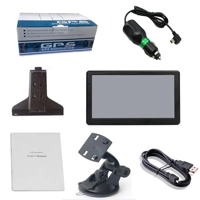 7 Inch Car Gps Navigator 8G   128M Capacitive Screen Fm / Tf Germany Map
