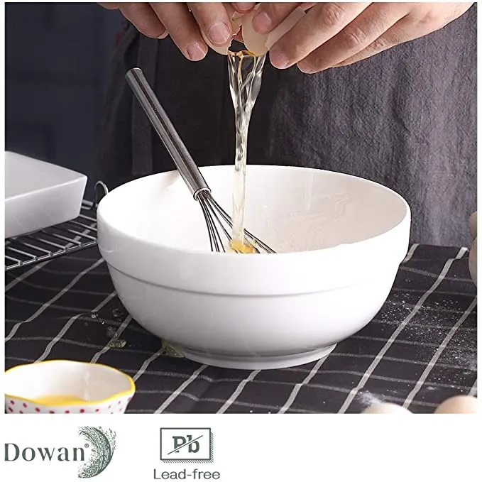 7" Porcelain White Bowl