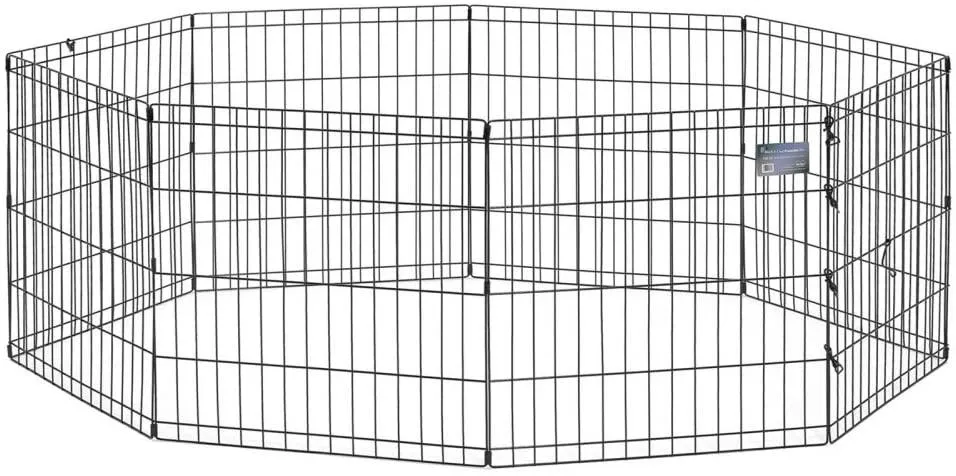 8 Panel Dog Pen - Exercise Pet Playpen - Foldable - 8 Panels - Midwest Homes for Pets