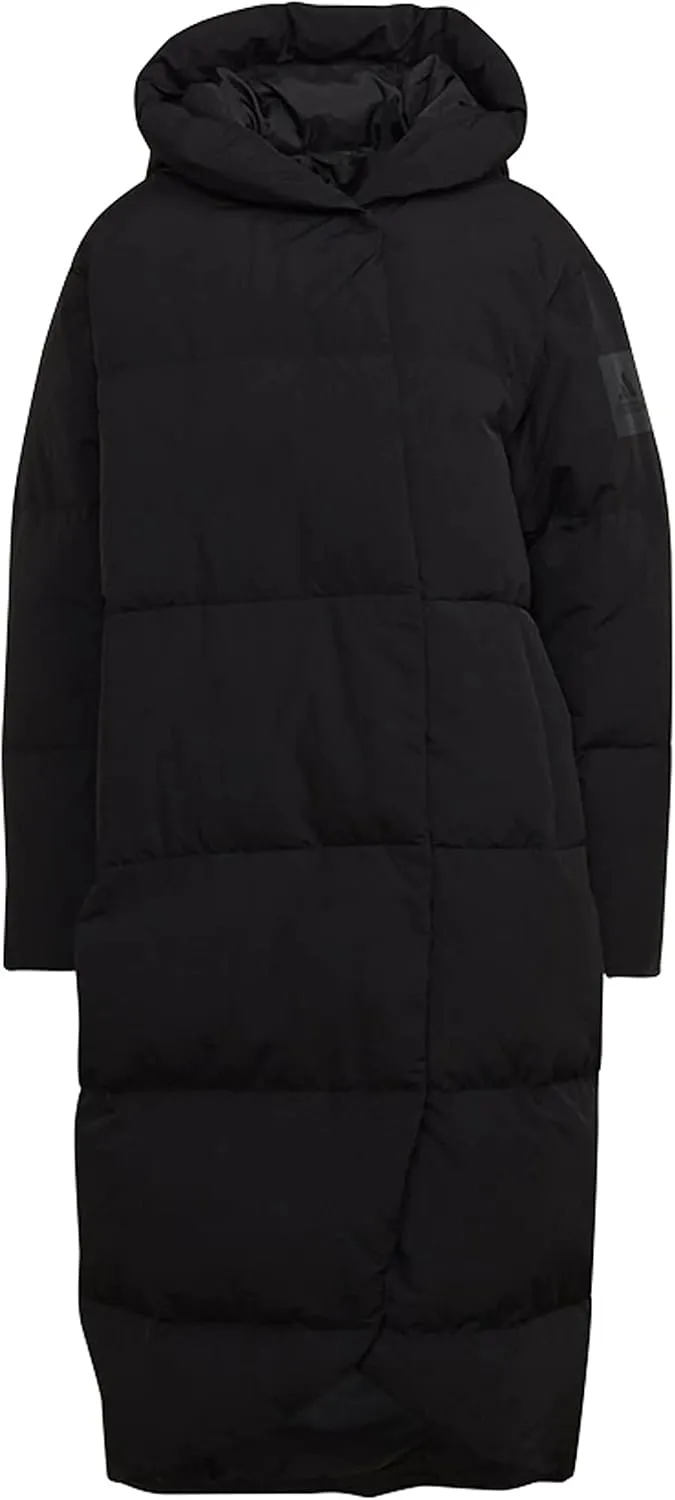 adidas Women's Big Baffle Down Coat, Black