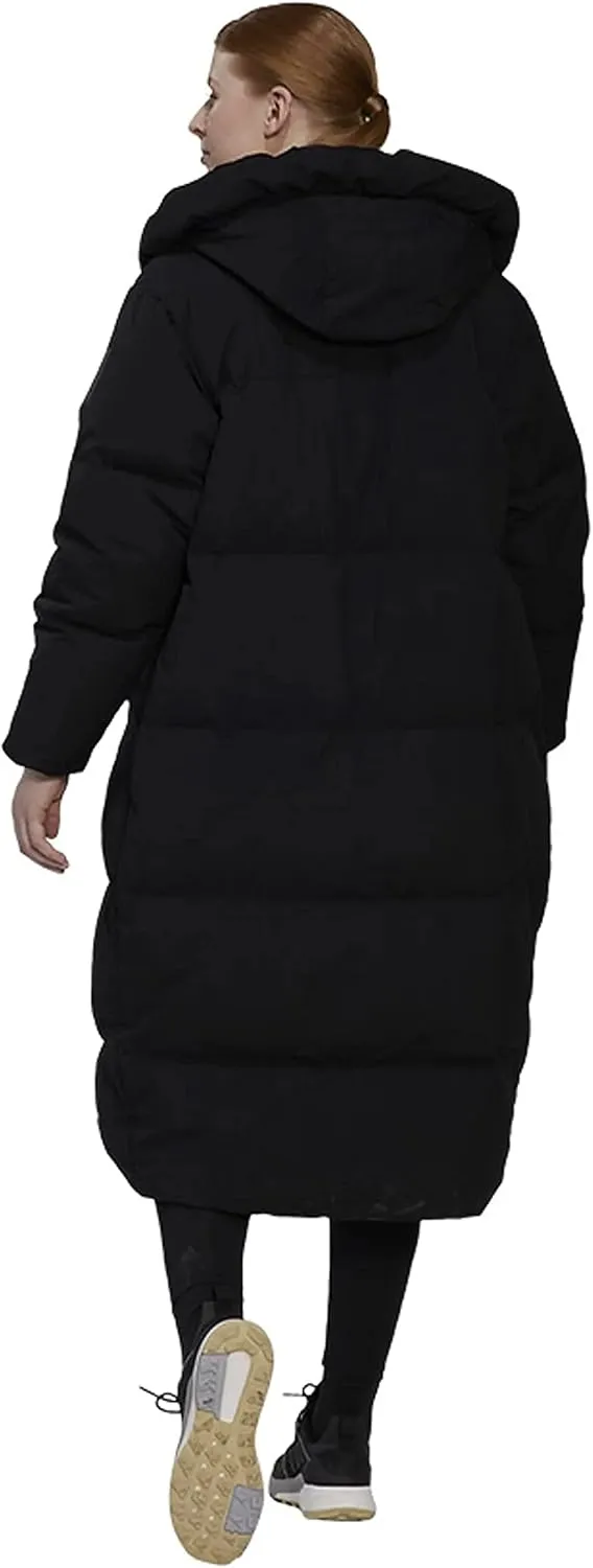 adidas Women's Big Baffle Down Coat, Black