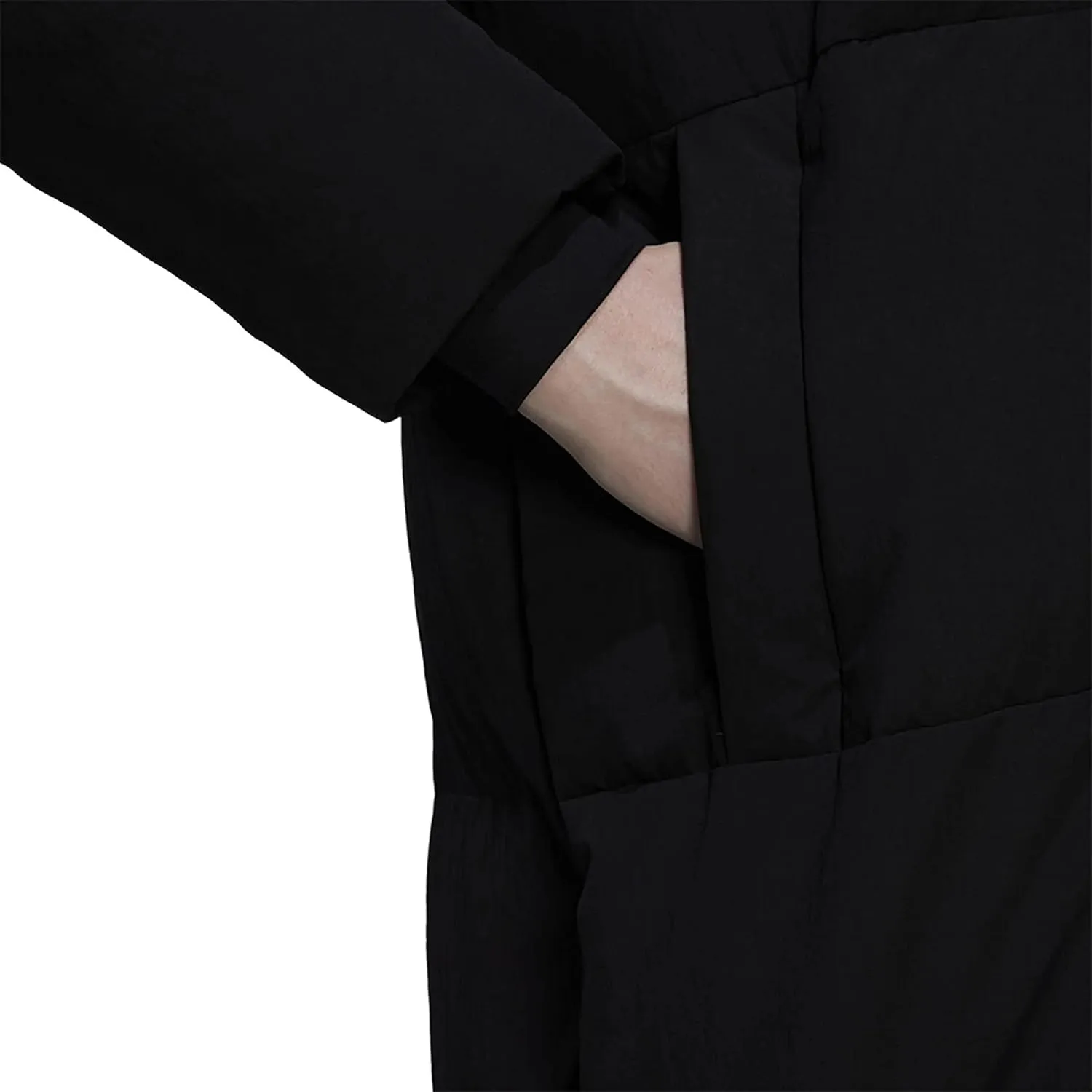 adidas Women's Big Baffle Down Coat, Black