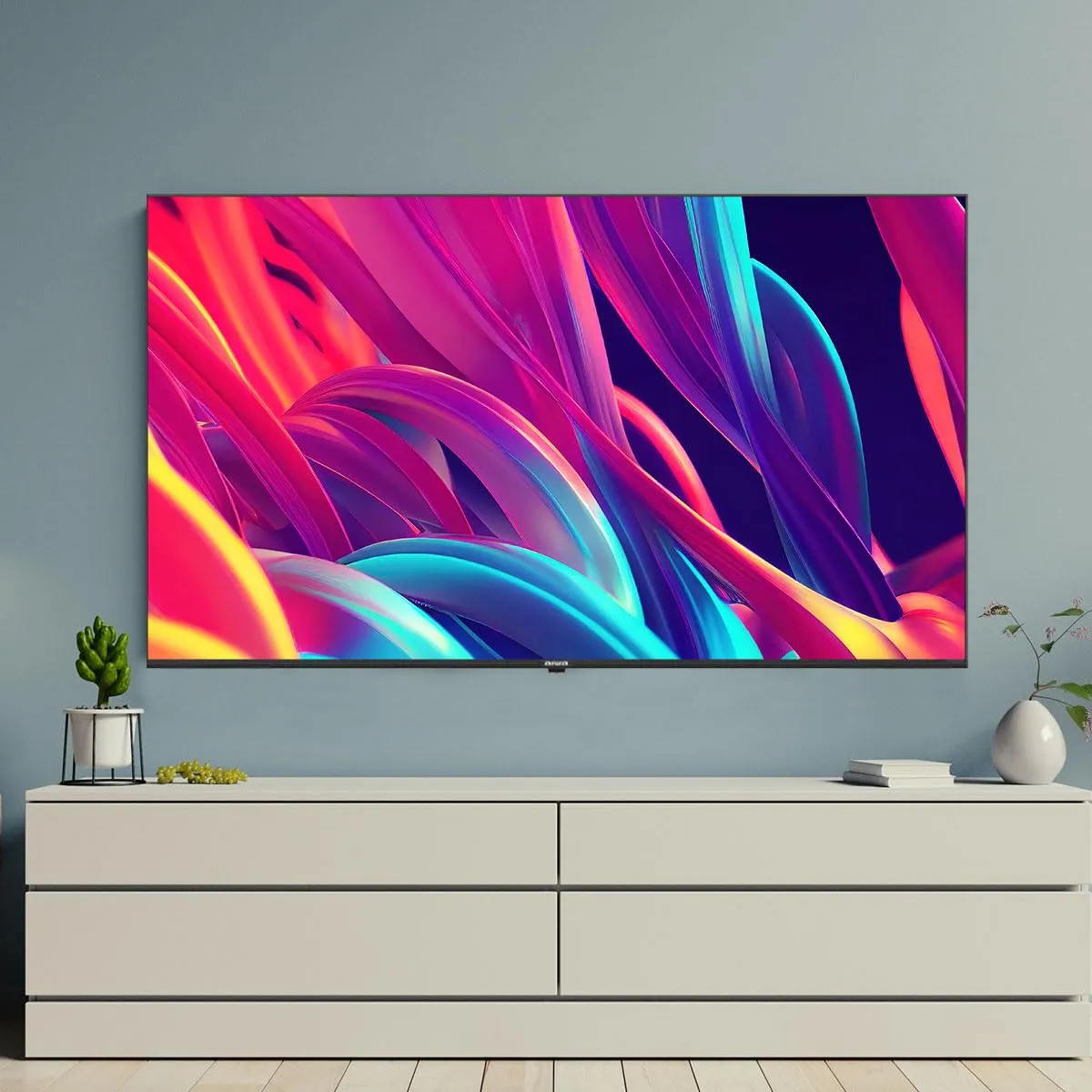 AIWA QLED TV AS55QUHDX3 139 CMS (55 Inch) Ultra HD 4K Smart Android Google 2 Years Warranty