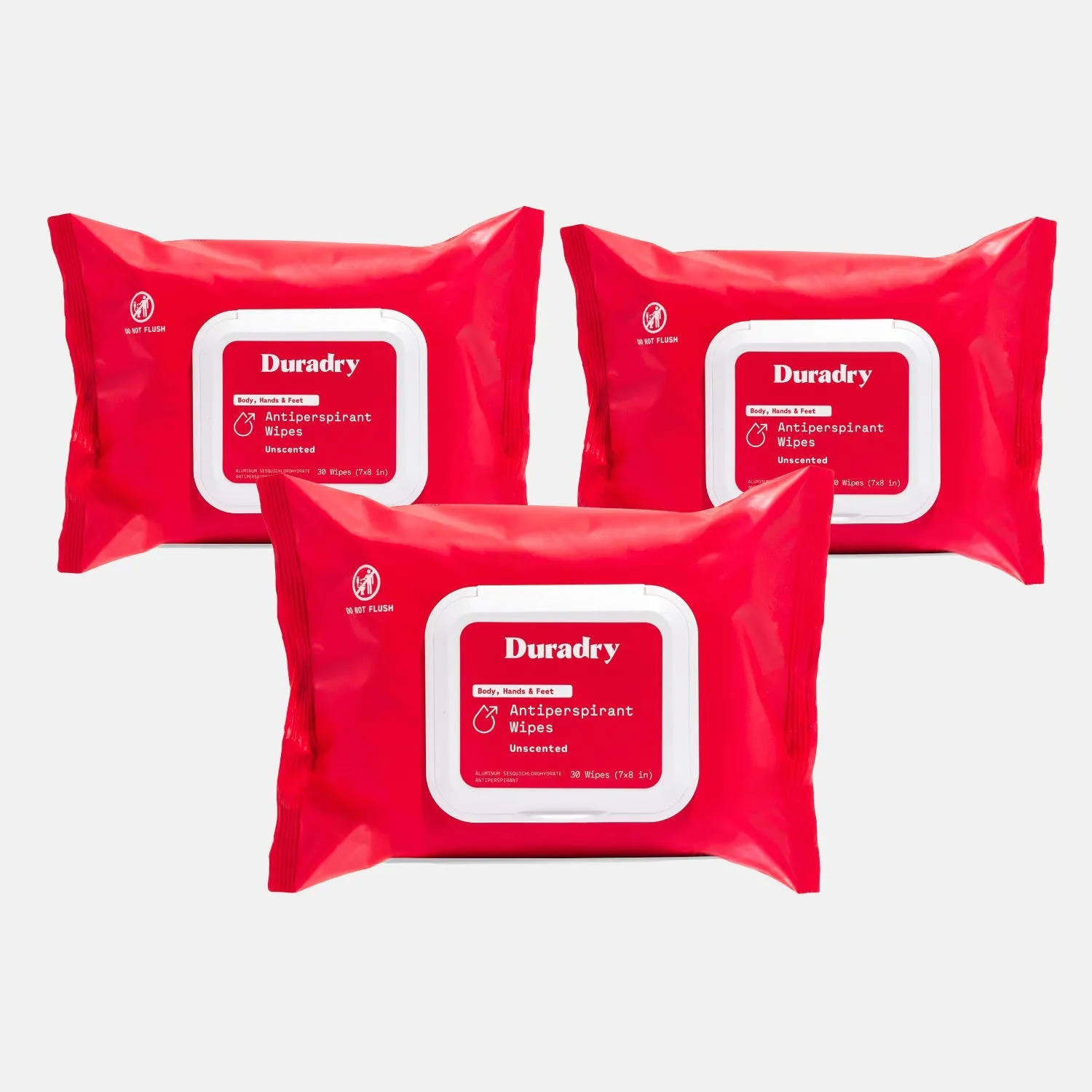 Antiperspirant Body Wipes by Duradry