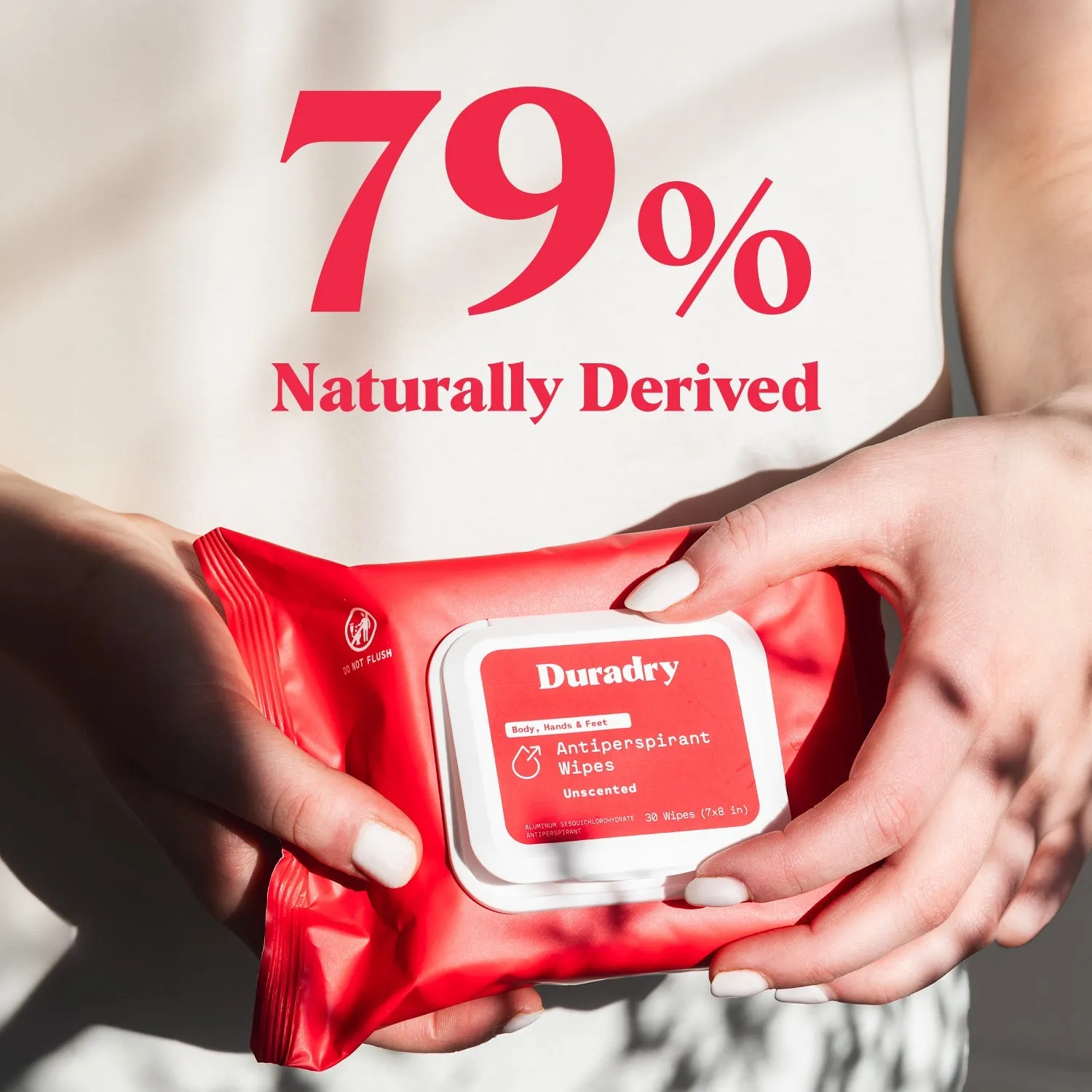 Antiperspirant Body Wipes by Duradry