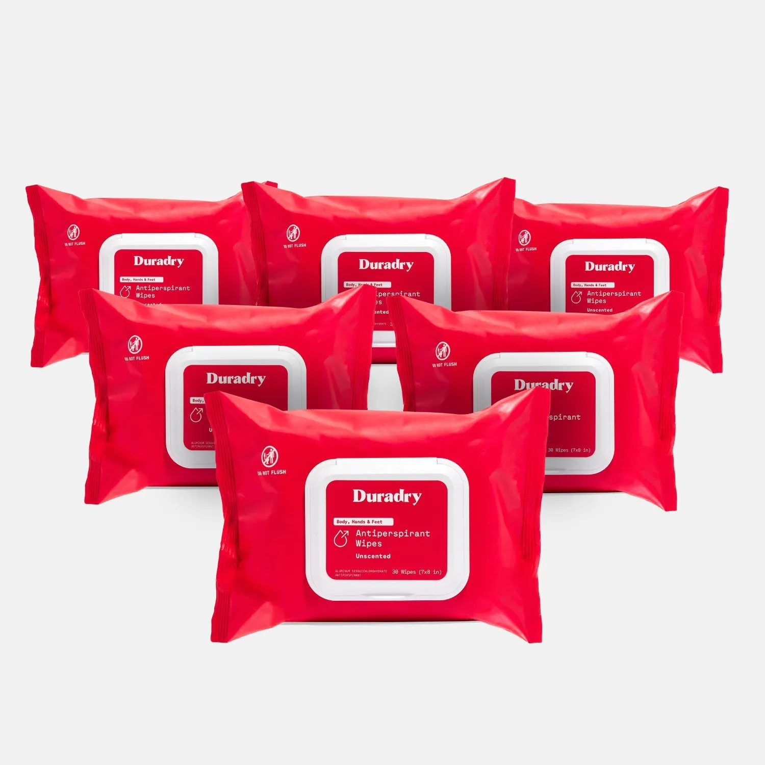 Antiperspirant Body Wipes by Duradry