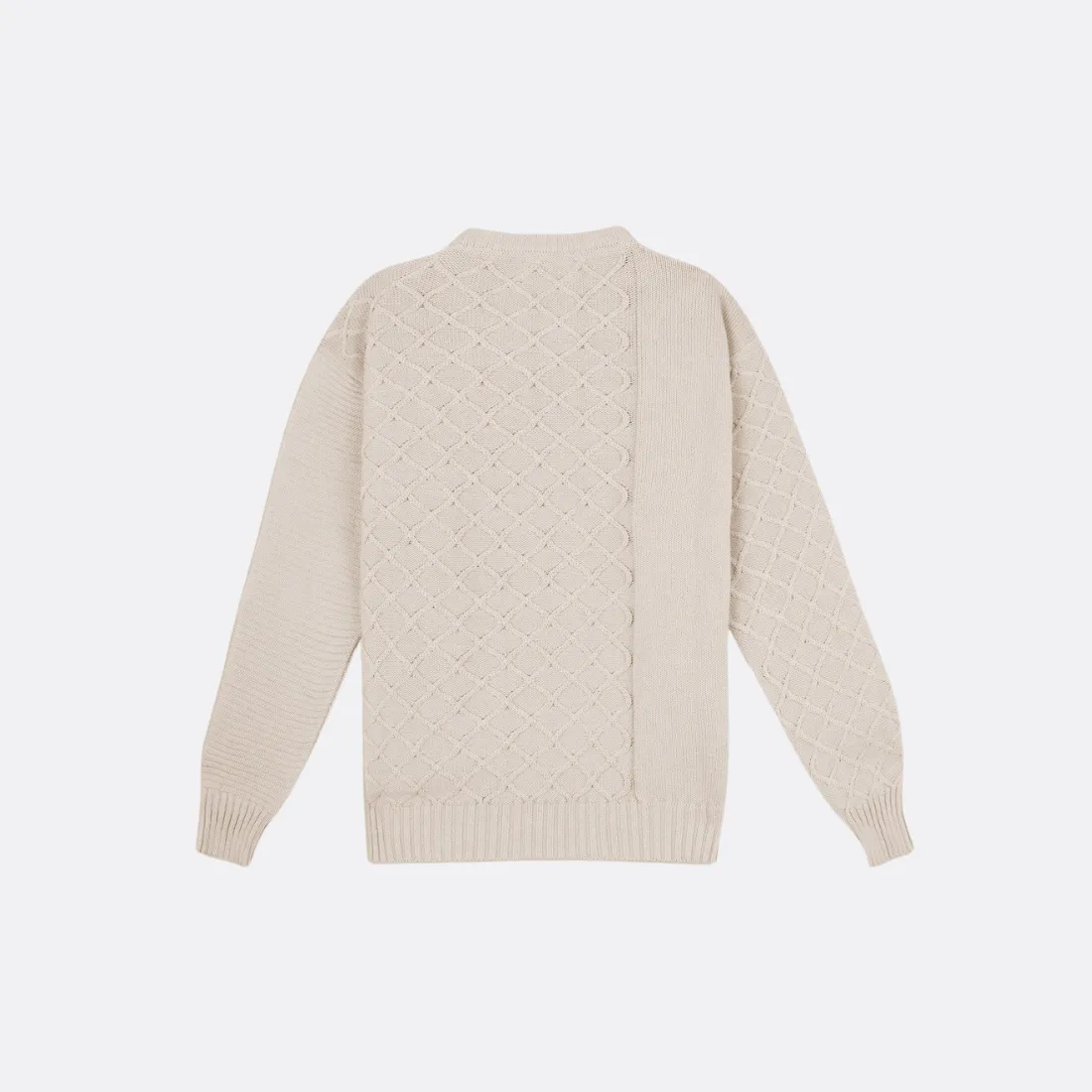 Beige Knitted Sweater
