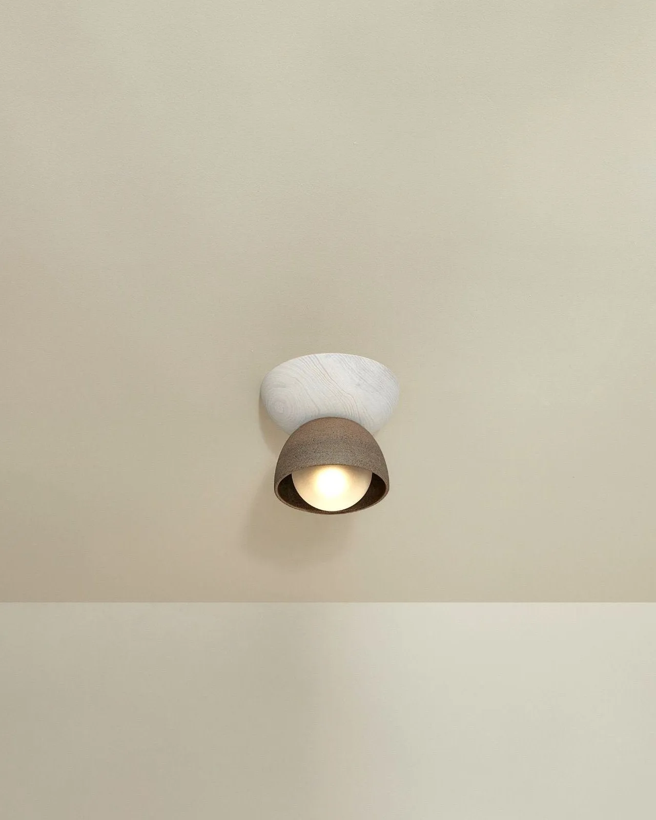Ceramic Bowl Ceiling Light | Terra