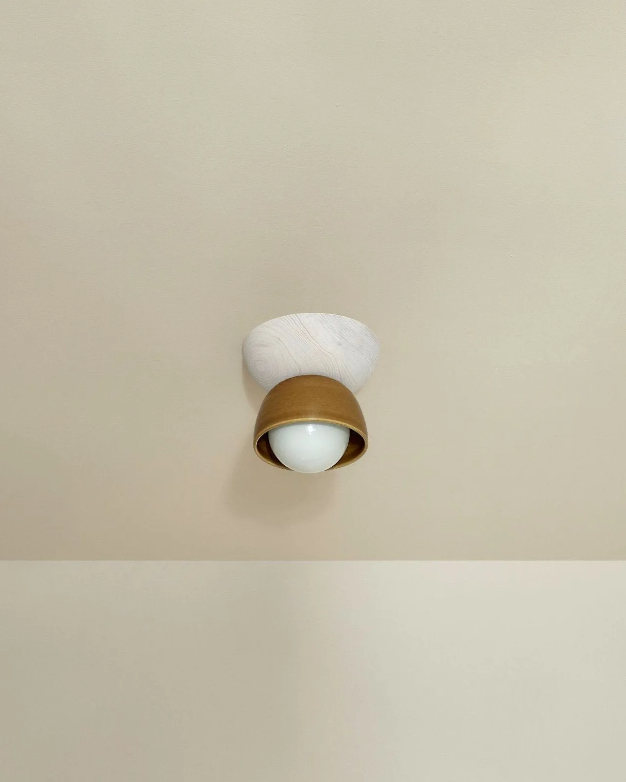 Ceramic Bowl Ceiling Light | Terra