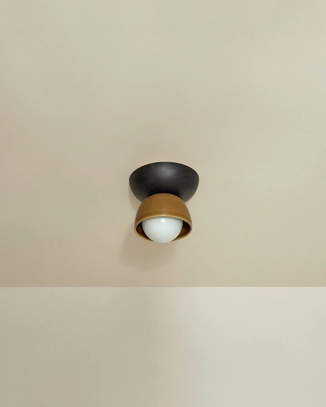 Ceramic Bowl Ceiling Light | Terra