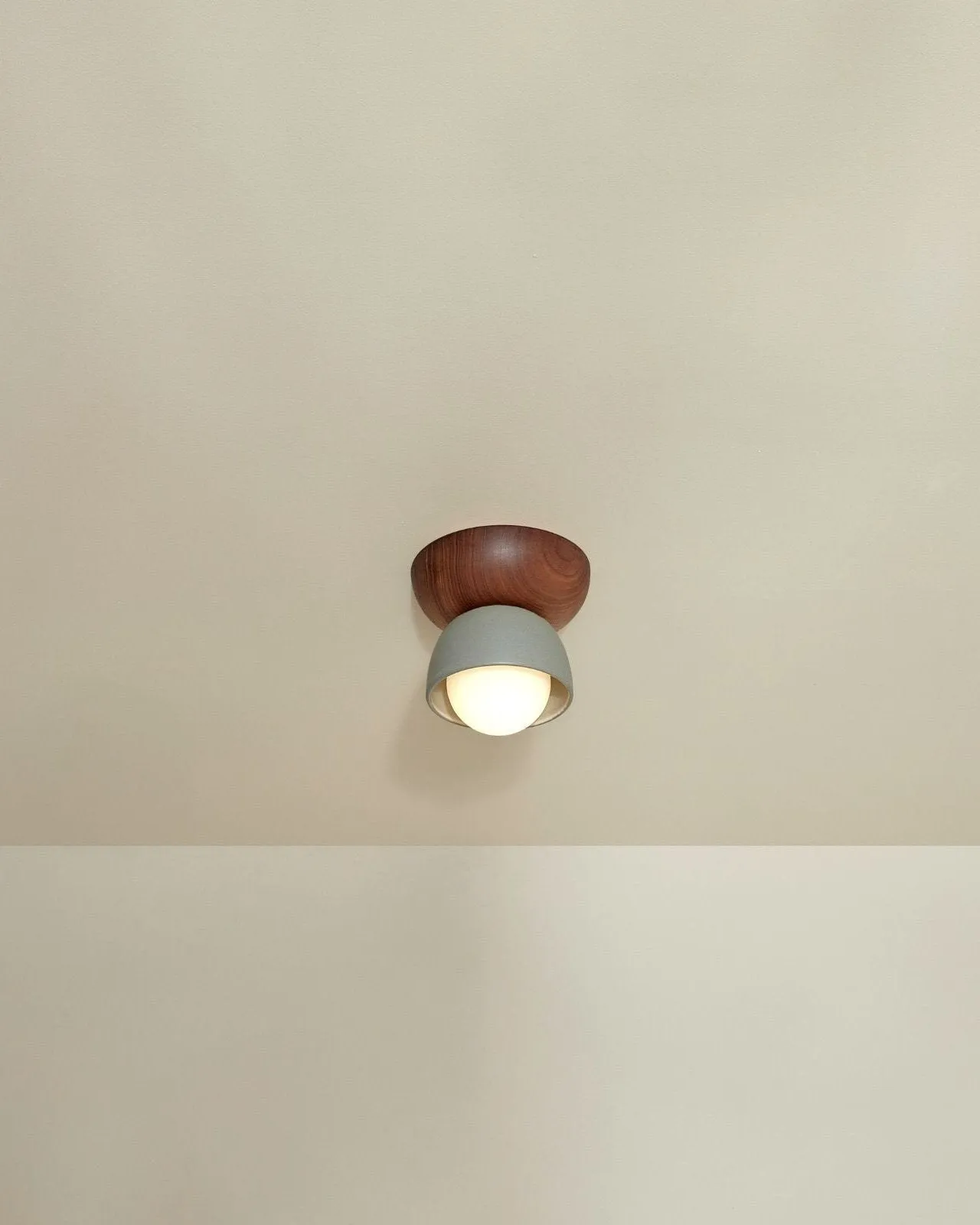 Ceramic Bowl Ceiling Light | Terra