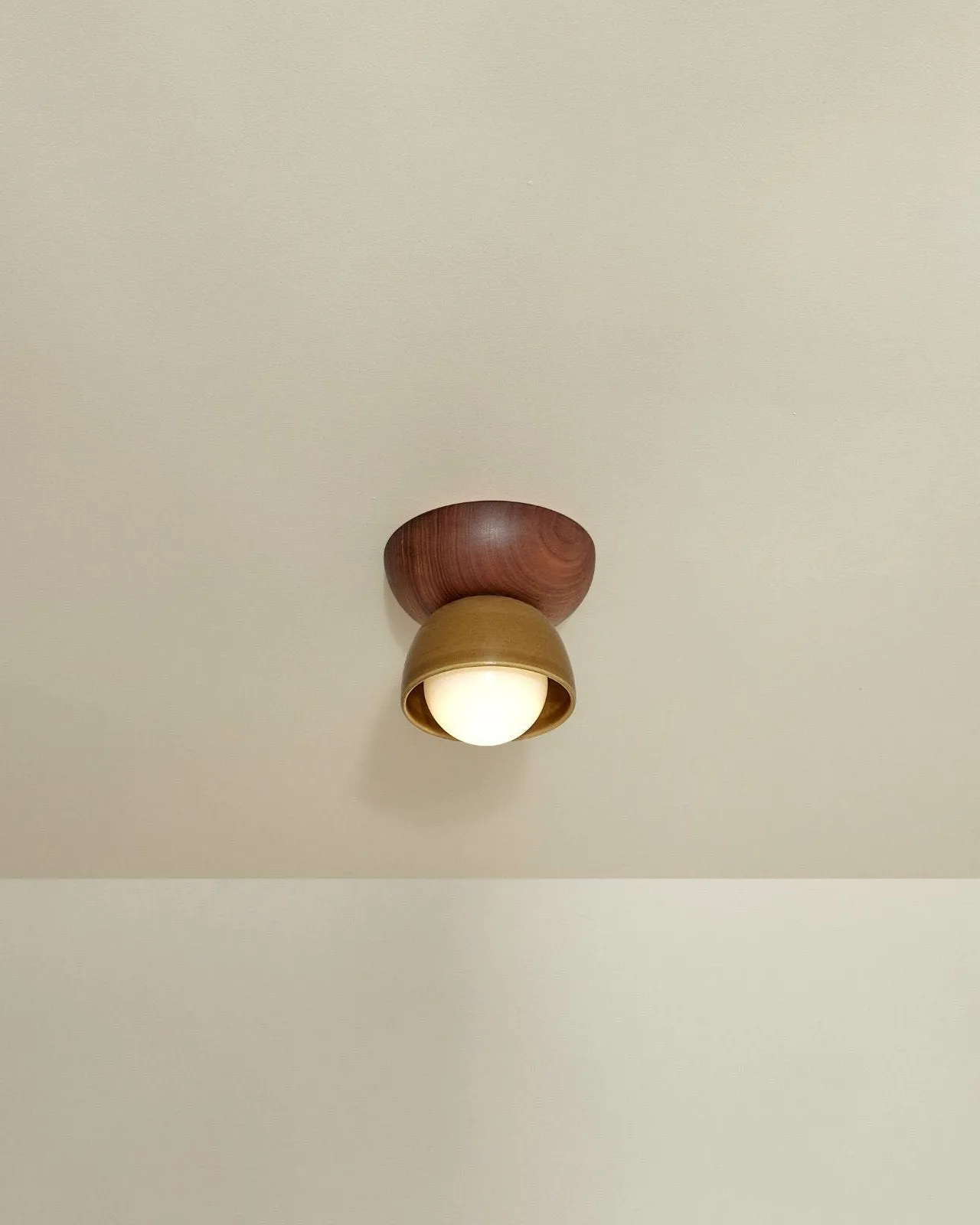 Ceramic Bowl Ceiling Light | Terra