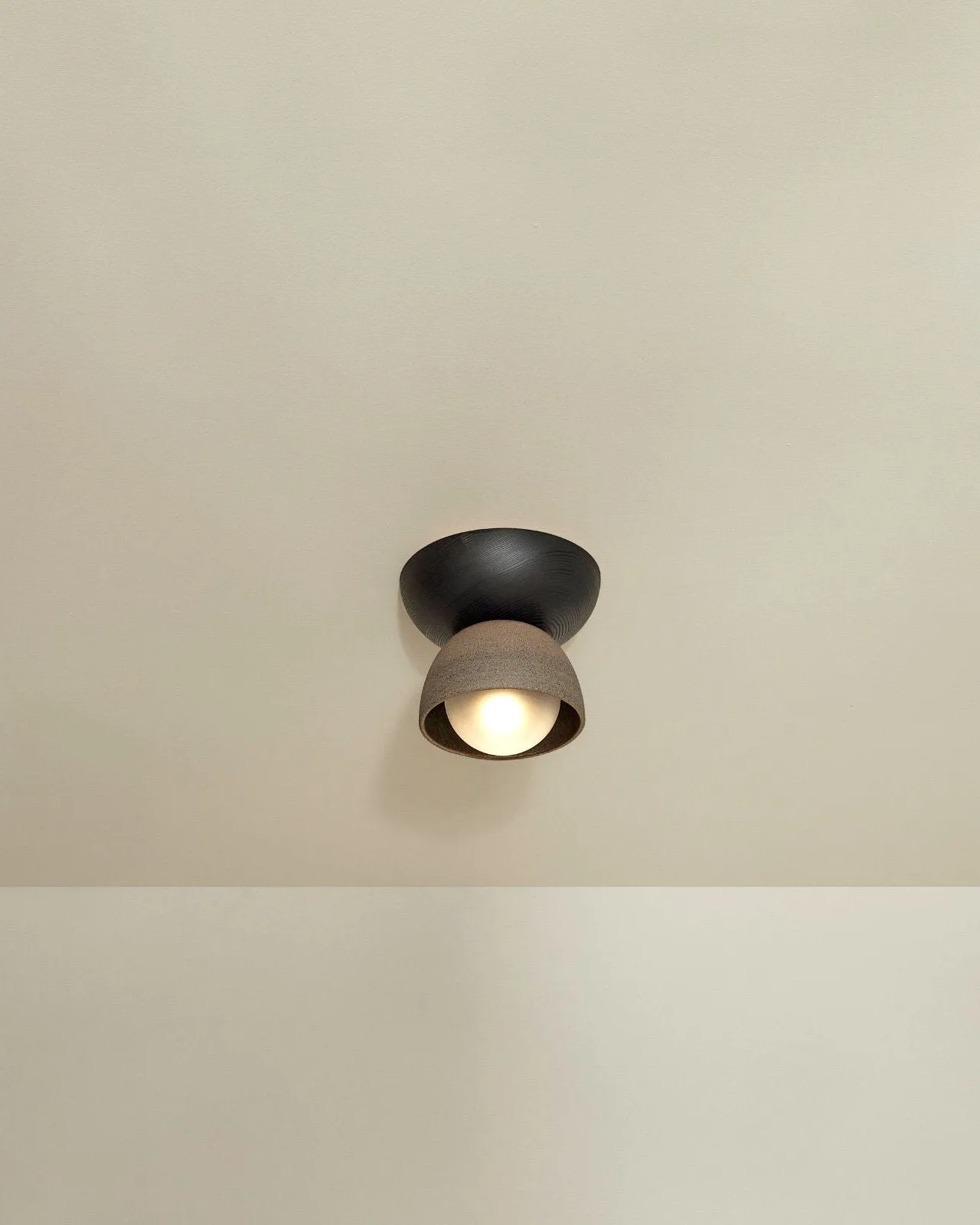 Ceramic Bowl Ceiling Light | Terra
