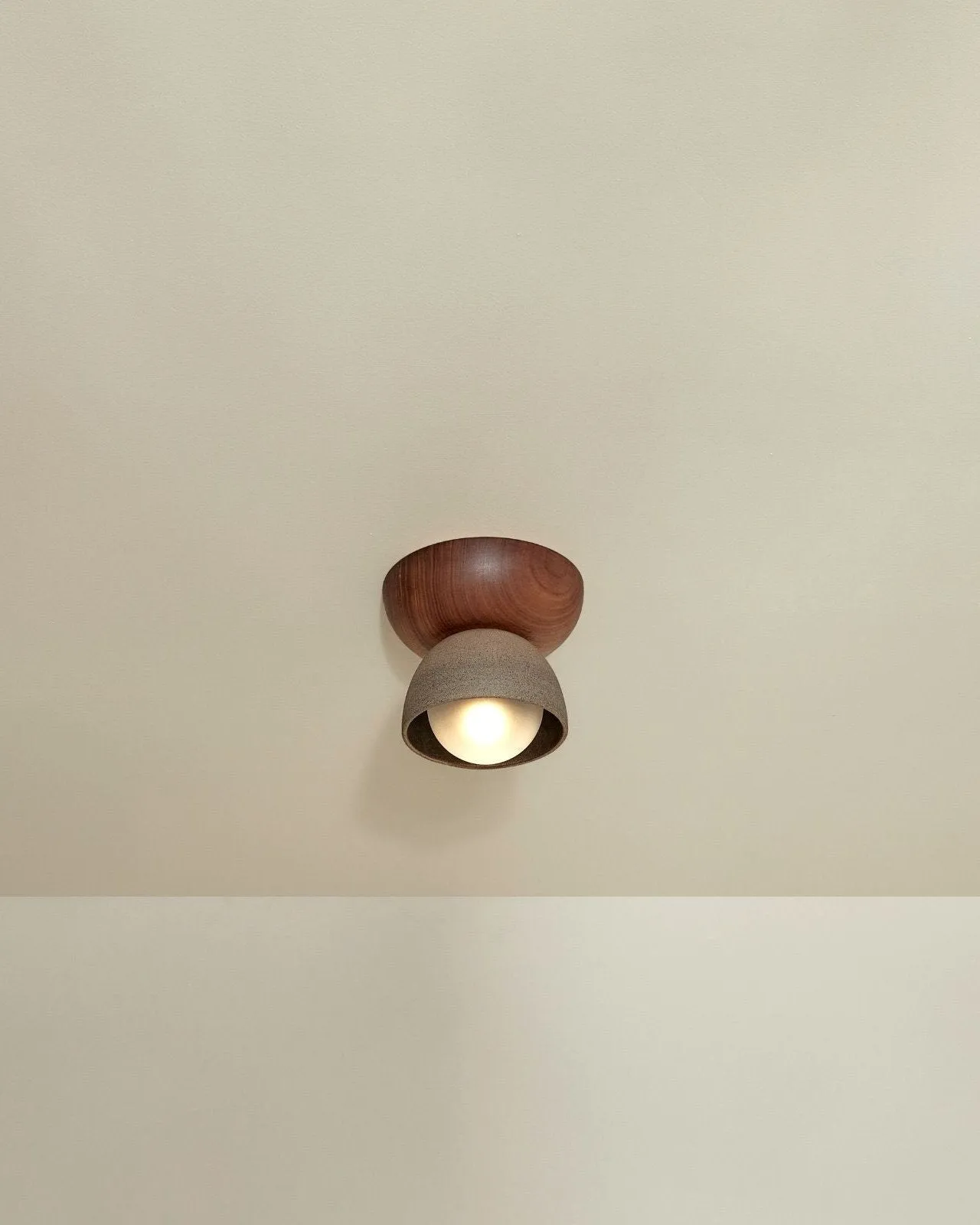 Ceramic Bowl Ceiling Light | Terra