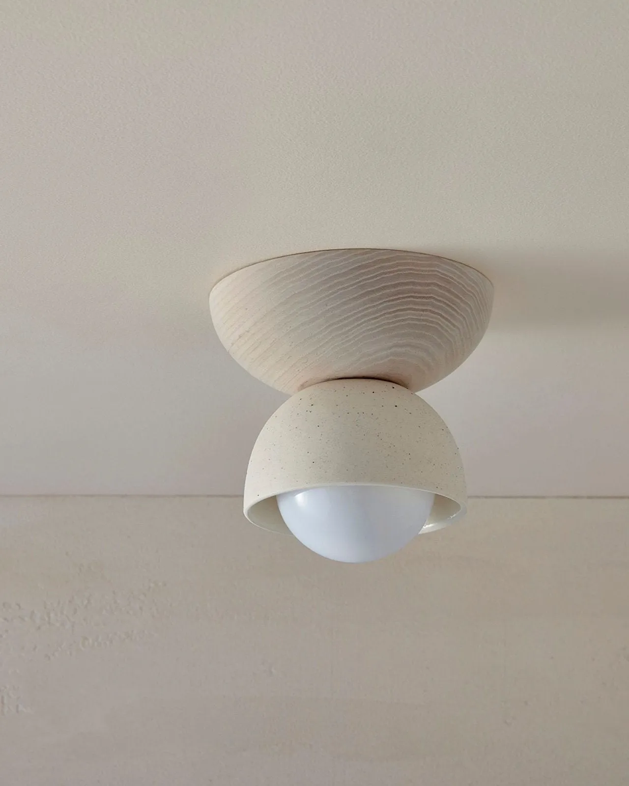 Ceramic Bowl Ceiling Light | Terra
