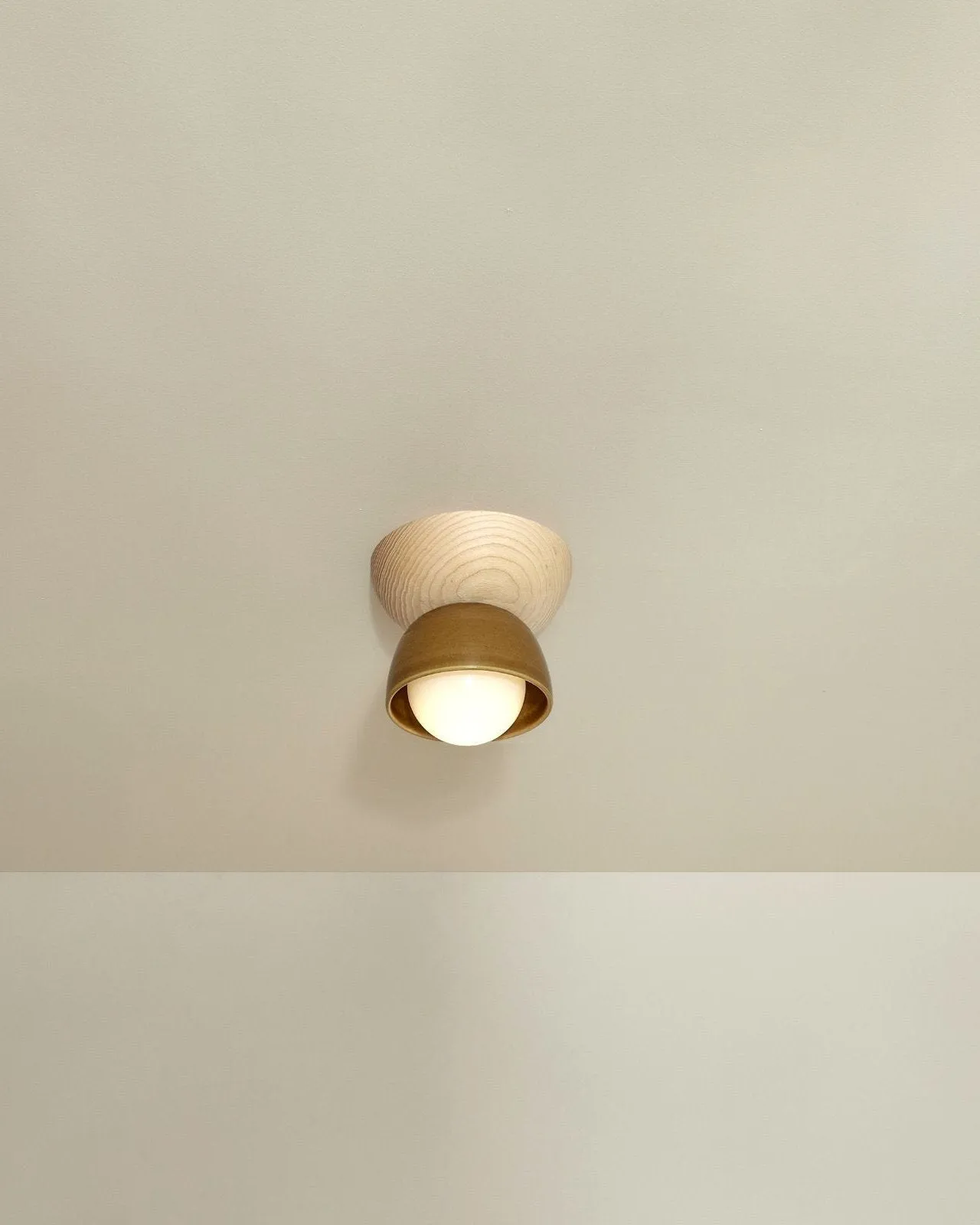 Ceramic Bowl Ceiling Light | Terra