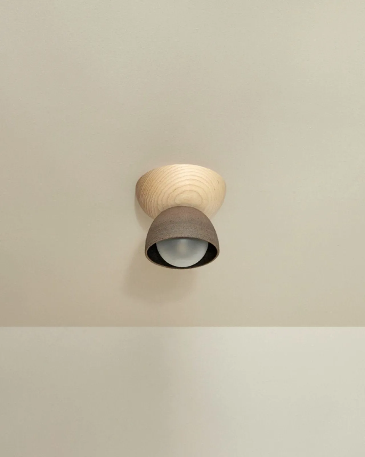 Ceramic Bowl Ceiling Light | Terra
