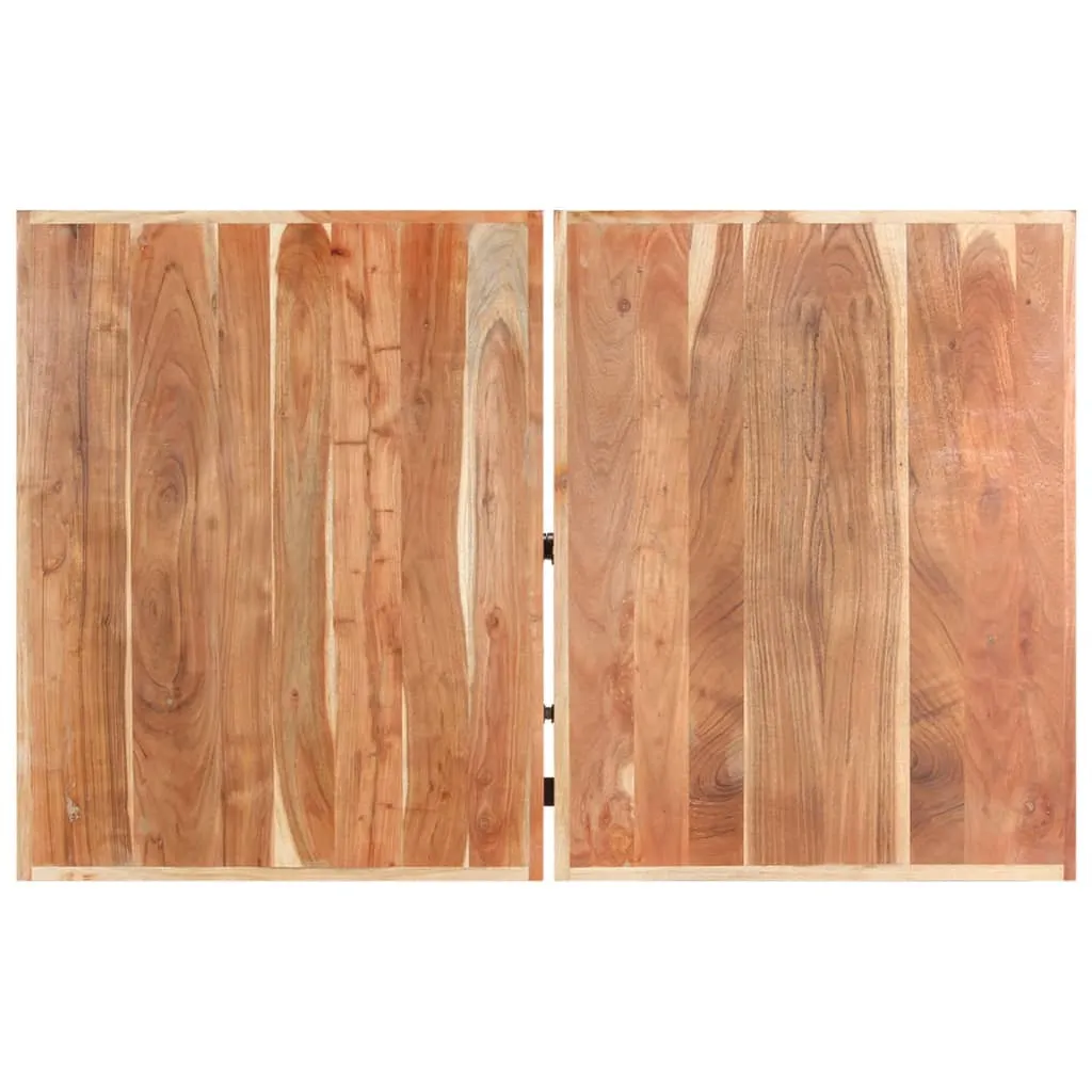 Coffee Table 55.9"x35.4"x16.5" Solid Acacia Wood