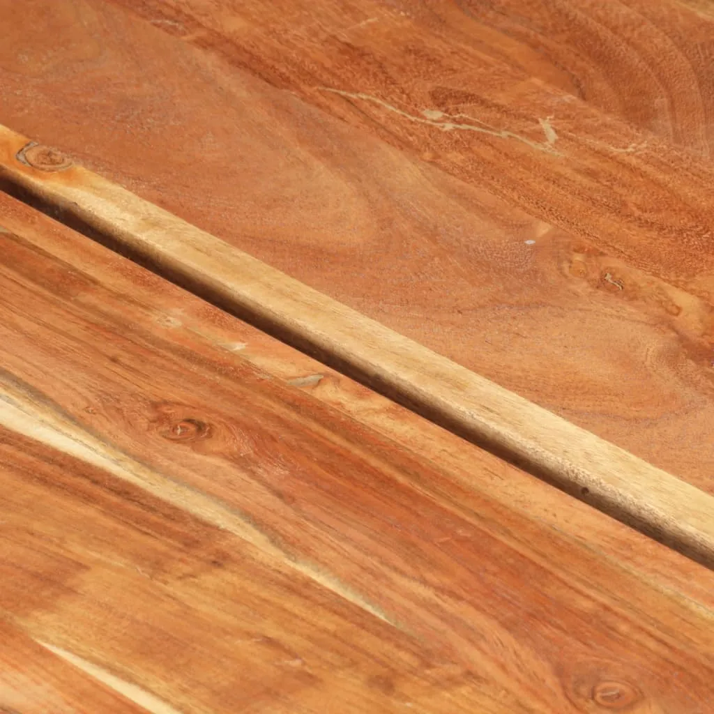 Coffee Table 55.9"x35.4"x16.5" Solid Acacia Wood