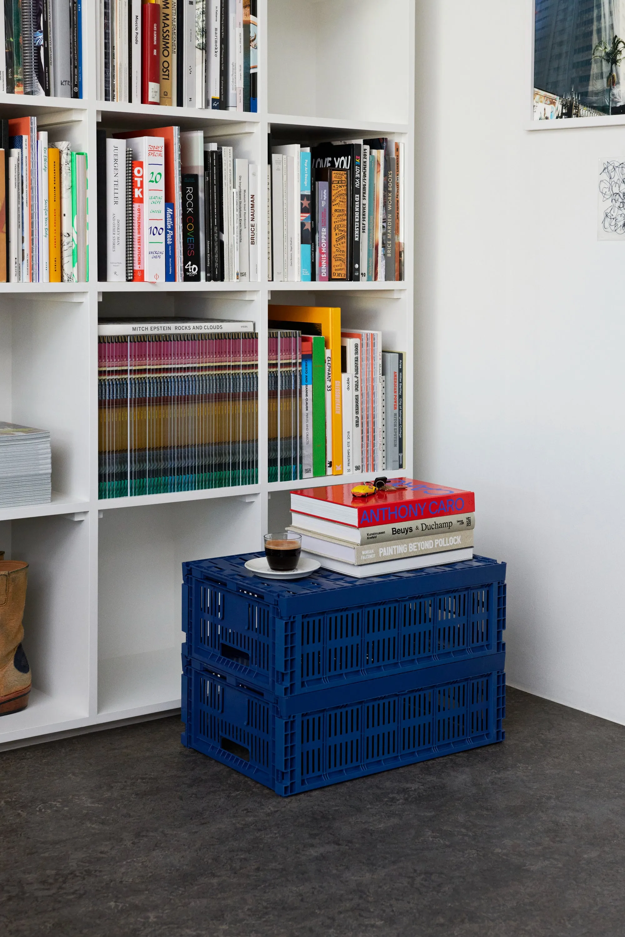 Colour Crate - Collapsible | Large | Various Colours | 100% Recycled Plastic | by HAY