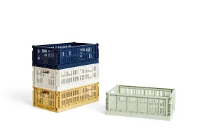 Colour Crate - Collapsible | Large | Various Colours | 100% Recycled Plastic | by HAY