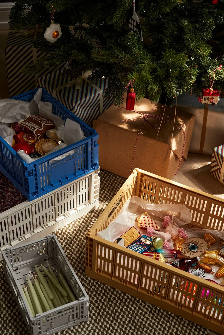 Colour Crate - Collapsible | Large | Various Colours | 100% Recycled Plastic | by HAY