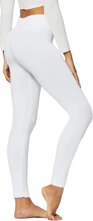 Conceited Fleece Lined Leggings Women - Regular and Plus Size Tights - Premium Fabric in Many Colors