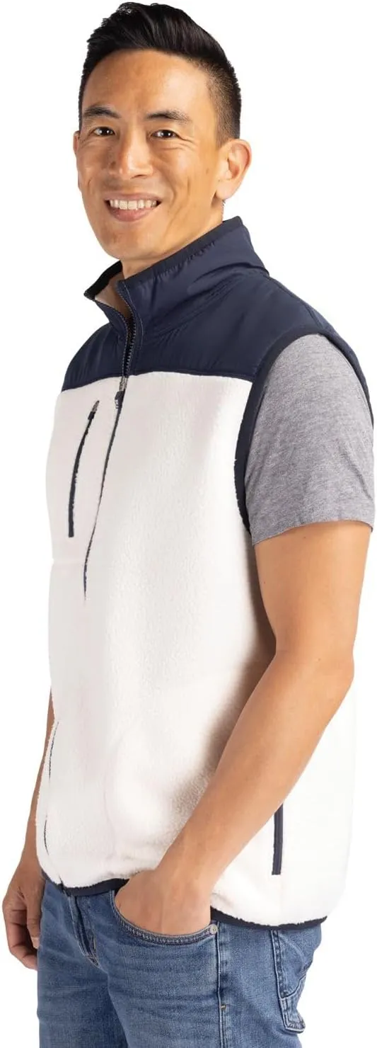 Cutter & Buck Cascade Eco Sherpa Fleece Mens Vest