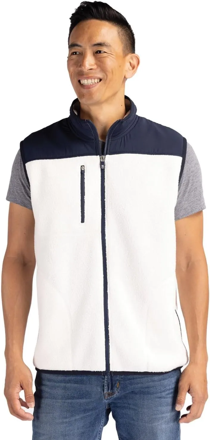 Cutter & Buck Cascade Eco Sherpa Fleece Mens Vest