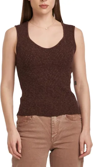 DEAR JOHN Women's Neomi Decollete Neck Tank