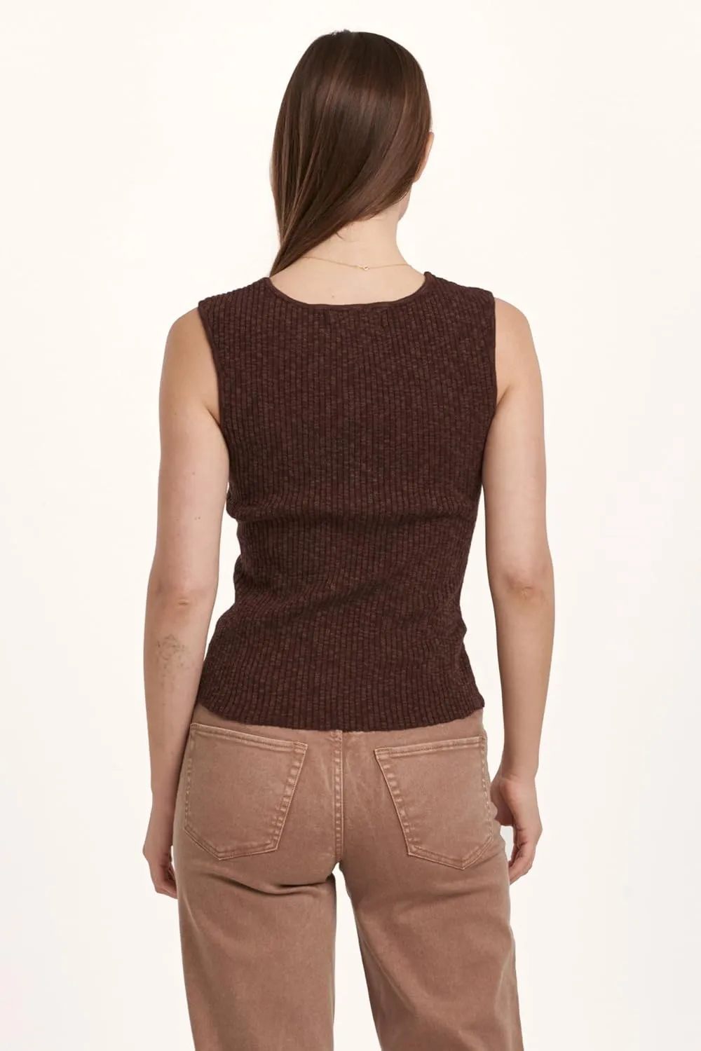 DEAR JOHN Women's Neomi Decollete Neck Tank
