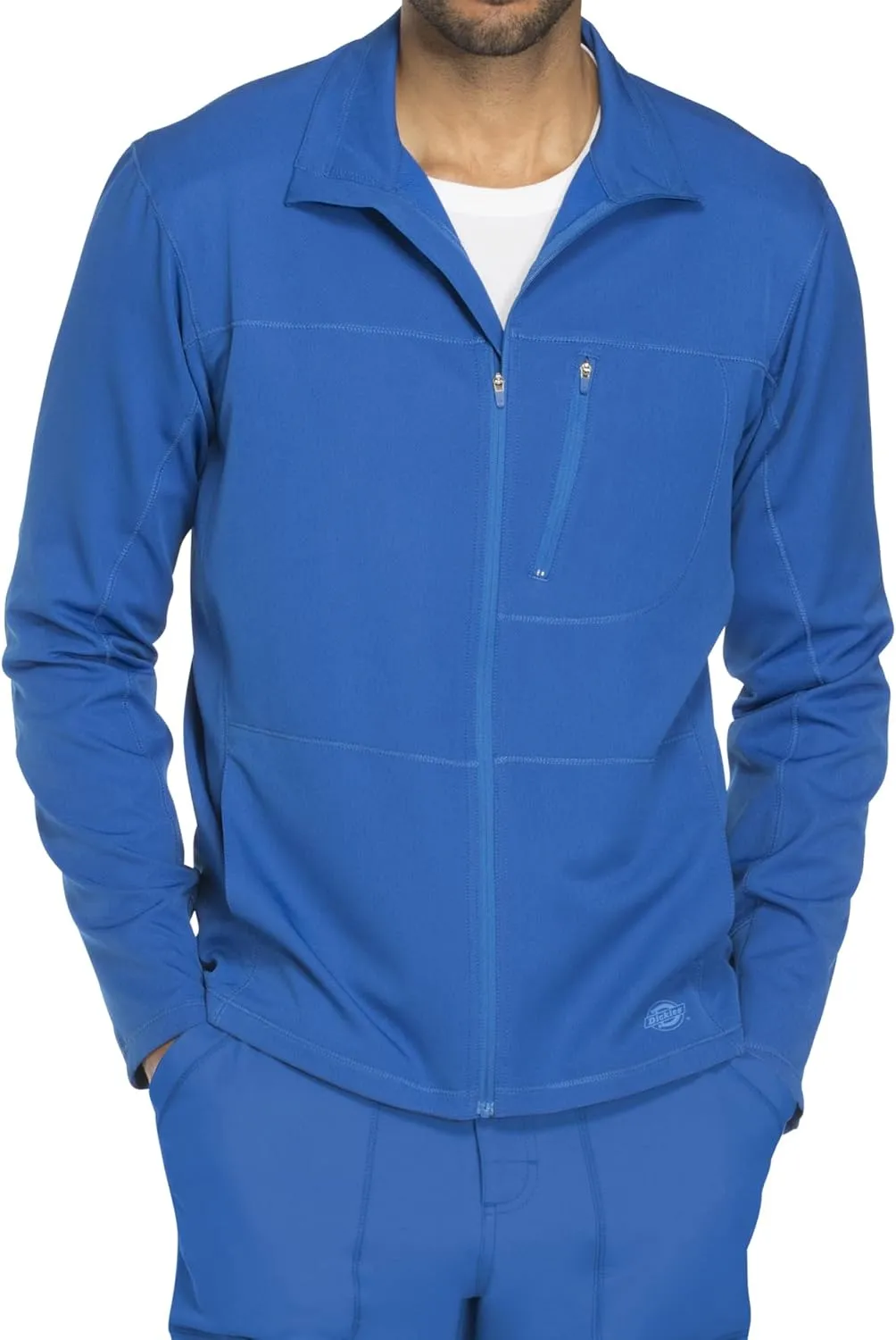 Dickies Dynamix Men Warm Up Scrubs Jacket Zip Front DK310