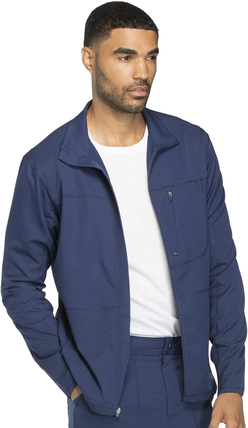 Dickies Dynamix Men Warm Up Scrubs Jacket Zip Front DK310