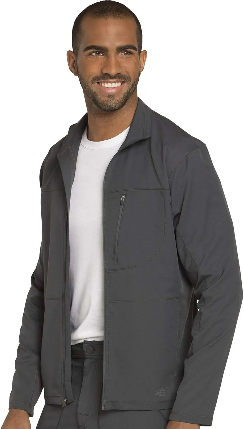 Dickies Dynamix Men Warm Up Scrubs Jacket Zip Front DK310
