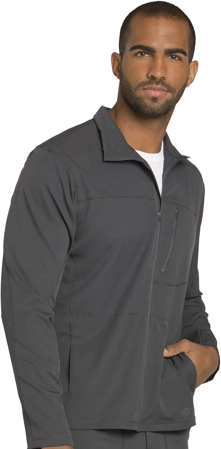 Dickies Dynamix Men Warm Up Scrubs Jacket Zip Front DK310