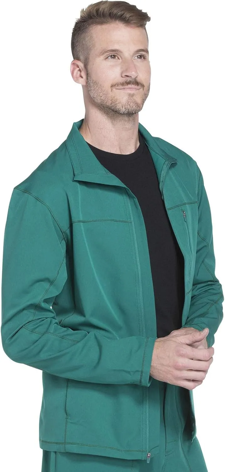 Dickies Dynamix Men Warm Up Scrubs Jacket Zip Front DK310