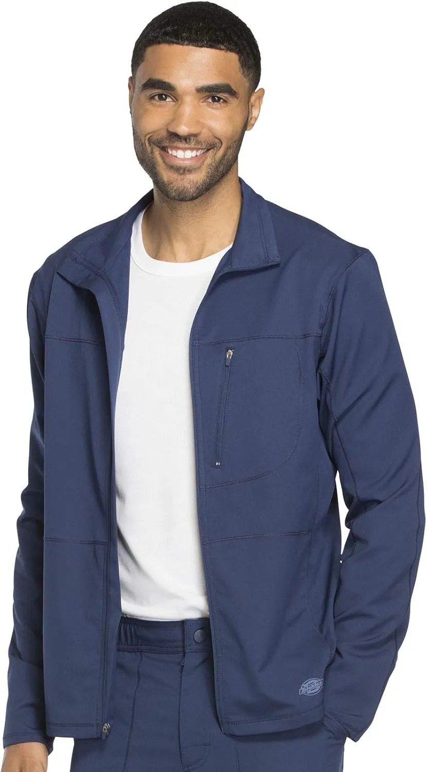 Dickies Dynamix Men Warm Up Scrubs Jacket Zip Front DK310