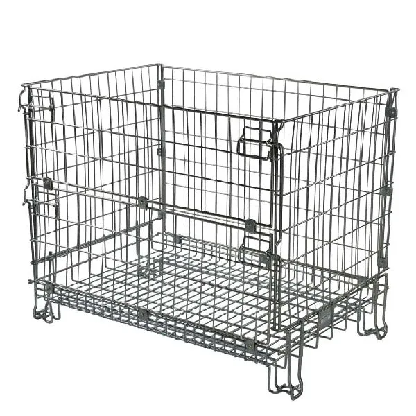 Euro Hypacage - Large Collapsible Wire Mesh Pallet Cage, 600KG Capacity