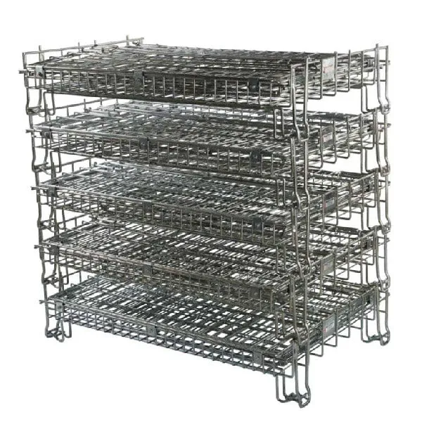 Euro Hypacage - Large Collapsible Wire Mesh Pallet Cage, 600KG Capacity