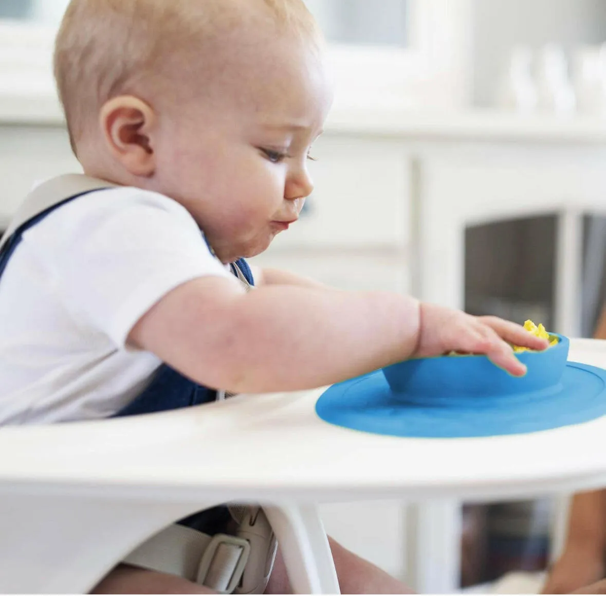 ezpz Tiny Bowl - 100% Silicone Suction Bowl with Built