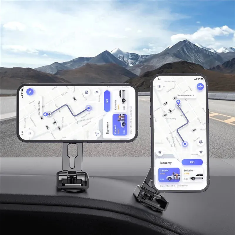 Foldable Metal Car Phone Holder for Iphone 14