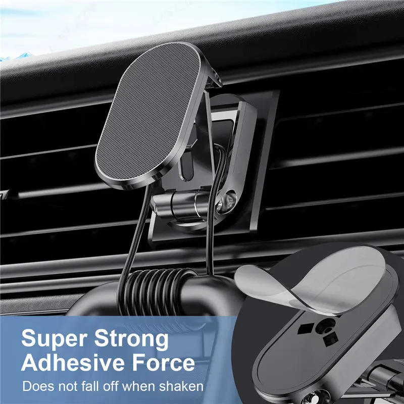 Foldable Metal Car Phone Holder for Iphone 14