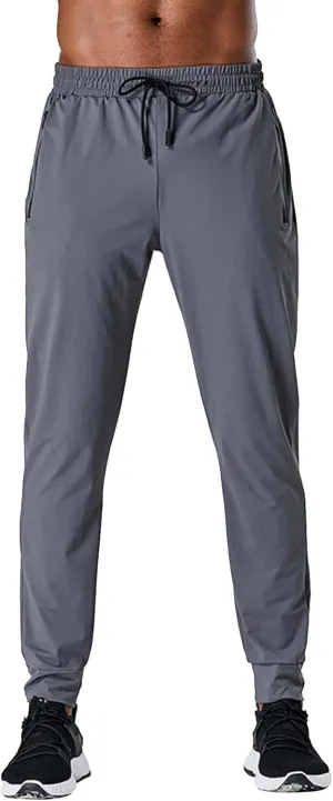 FZVYD Black Chinos Mens Casual Elastic Drawstring Cargo Pants Lightweight Relaxed Fit Cotton Workout Sweatpants 2023