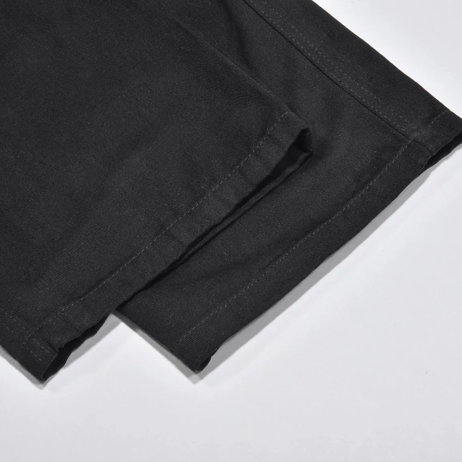 GIERIDUC Cargo Pants for Men Relaxed Fit Black Dress Pants Men Slim Fit Wide Leg Corduroy Pants Mens Stretch Suit Pants Mens