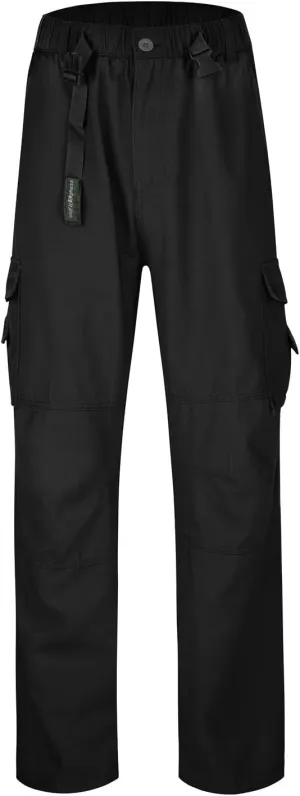 GIERIDUC Cargo Pants for Men Relaxed Fit Black Dress Pants Men Slim Fit Wide Leg Corduroy Pants Mens Stretch Suit Pants Mens