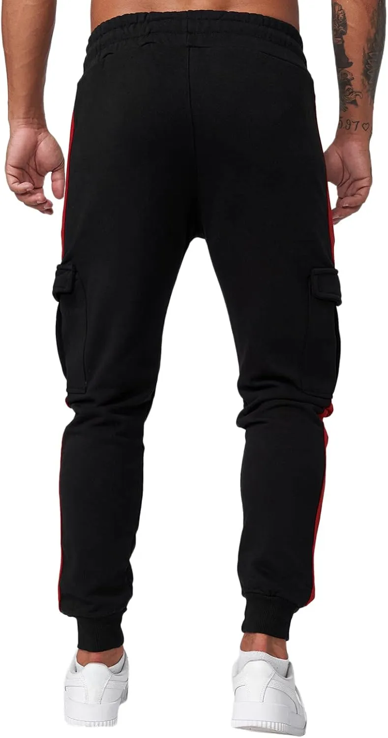 GIERIDUC Mens Corduroy Joggers Pants Training Equipment for Basketball Best Men's Sweatpants 2023 Mens Tapered Cargo Pants